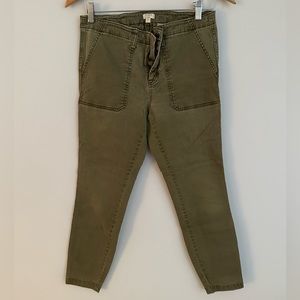 J.Crew Utility Pant, Green 28